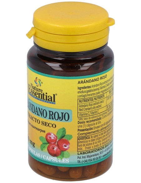 Nature Essential Arandano Rojo 5000Mg (Ext.Seco). 60 Comp.