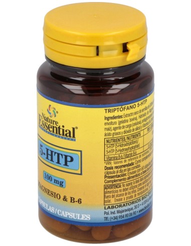 Triptofano 5-Htp 100Mg.+Magnesio+Vit. B6 60Comp.