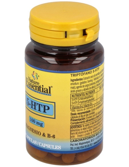 Triptofano 5-Htp 100Mg.+Magnesio+Vit. B6 60Comp.