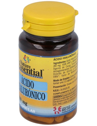 Nature Essential Ácido Hialurónico 100Mg 60Caps