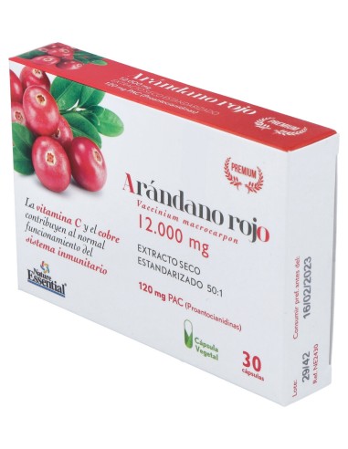 Arandano Rojo (Ext Seco 120 Proantocianidas) 30Cap