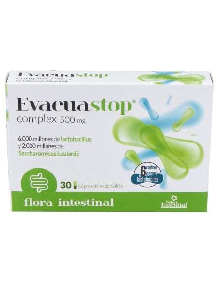 Evacuastop 500Mg. 30Cap.