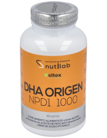 Nutilab Dha Origen Npd1 1000 60 Perlas