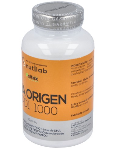 Nutilab Dha Origen Npd1 1000 60 Perlas