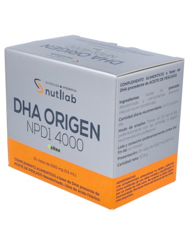 Nutilab Dha Origen Npd 4000 30 Ampollas