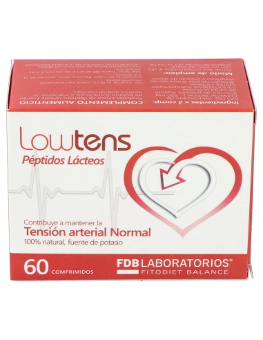 Lowtens Peptidos Lacticos 60Comp.