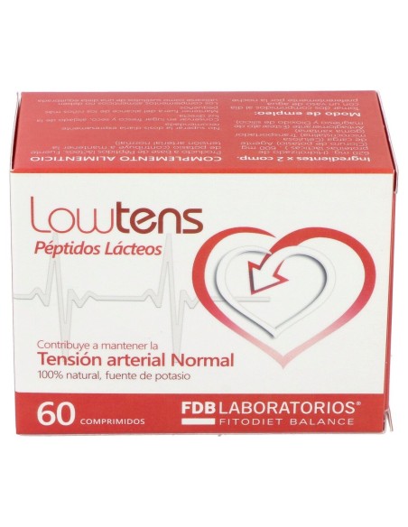 Lowtens Peptidos Lacticos 60Comp.