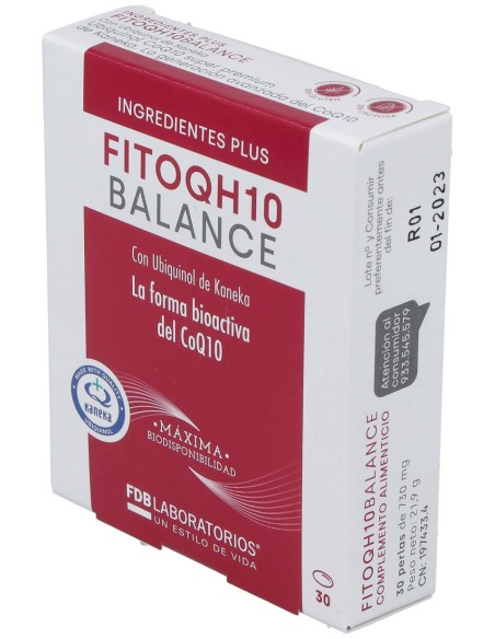 Fdb Fitoqh10 Balance Ubiquinol 30Caps