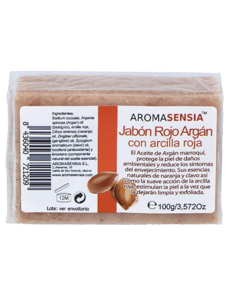 Aromasensia Jabon Rojo Argan 100Gr