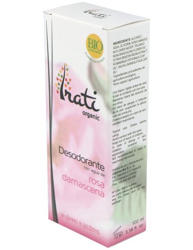 Irati Organic Desodorante Rosa Damascena 100Ml