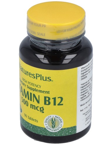 Nature'S Plus Vitamina B12 500Mcg 90Caps