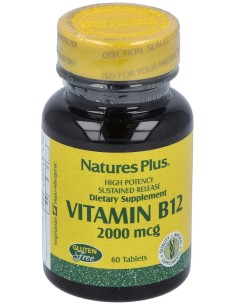 Nature'S Plus Vitamina B12 2000Mcg 60Comp
