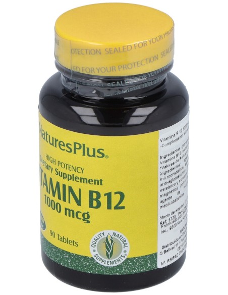 Nature'S Plus Vitamina B12 1000Mcg 90Comp