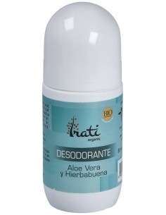 Irati Organic Desodorante Aloe Vera Y Hierbabuena Roll On...