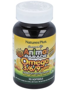 Nature'S Plus Animal Parade Omega 3 6 9 Junior 90Caps