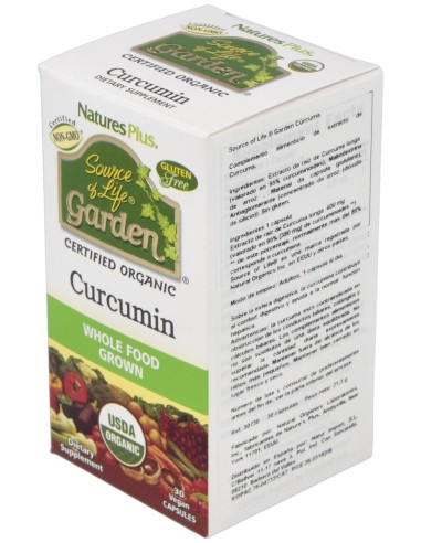 Nature'S Plus Garden Curcuma 400Mg 30Caps