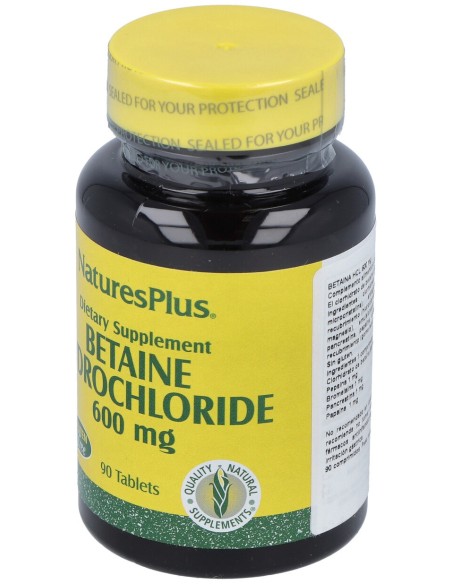 Nature'S Plus Betaina Hcl 600Mcg 90Comp