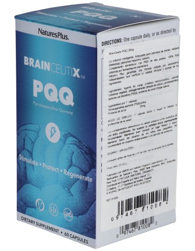 Natures Plus Brainceutix Pqq 20Mg 60Caps