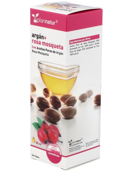 Aceite Rosa Mosqueta + Argan 50Ml.