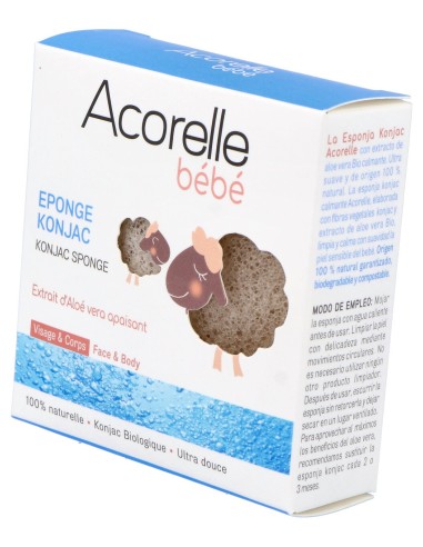 Esponja Konjac Bebe 1Ud.