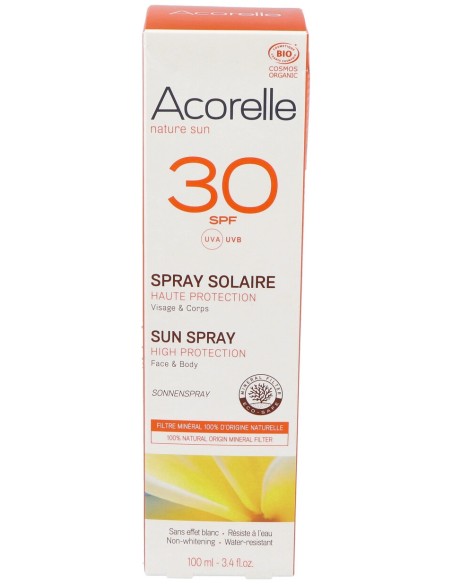 Spray Solar Spf30 Acorelle 100Ml