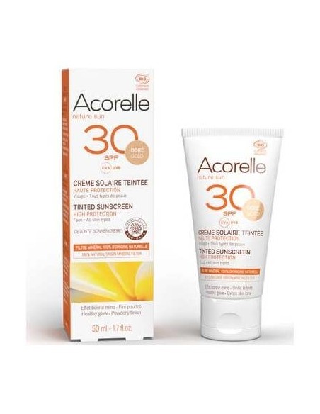 Acorelle Crema Facial Color Gold Spf30 50Ml