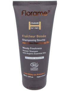Florame Homme Shampooing Douche Fraîcheur Boisée 200Ml