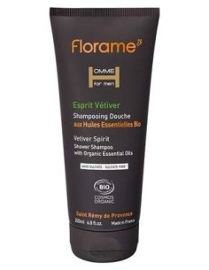Florame Homme Shampooing Douche Esprit Vétiver 200Ml