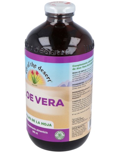 Lily Of The Desert Aloe Vera Pulpa Hoja  99_7%...