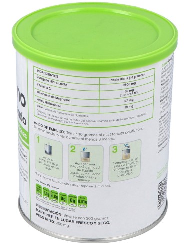 Bgreen Colageno Hidrolizado Bote 300 Gr