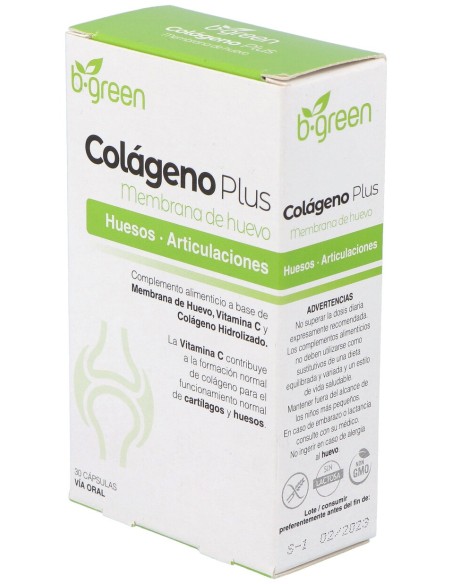 B-Green Colágeno Plus 30Cáps