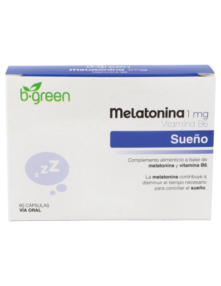 B-Green Melatonina 60Cáps