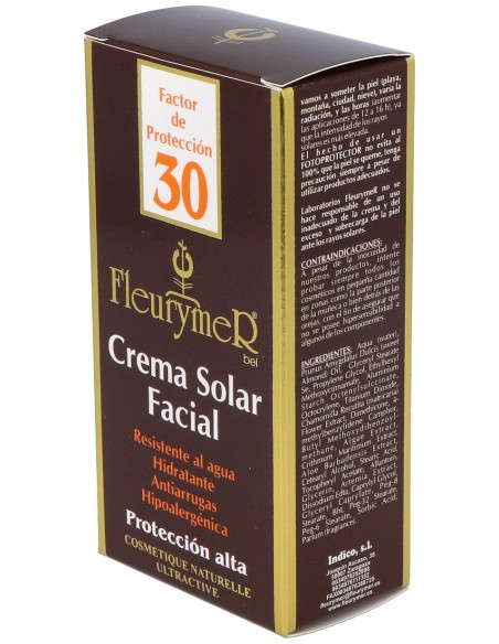 Fleurymer Crema Solar Facial Spf30 80Ml
