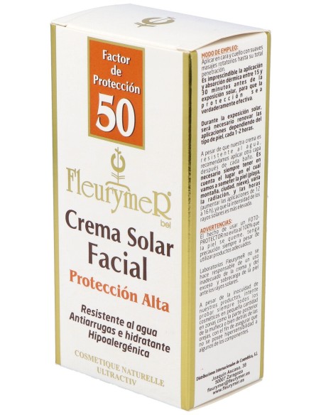 Fleurymer Crema Solar Facial Spf50 80Ml
