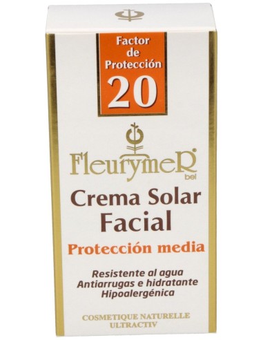 Fleurymer Crema Solar Facial F20 Tubo 80Ml