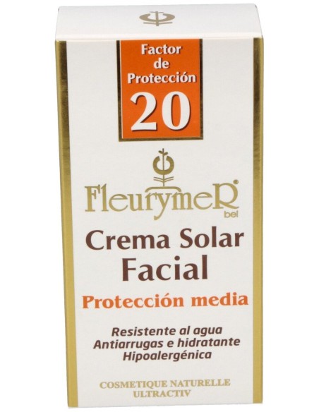 Fleurymer Crema Solar Facial F20 Tubo 80Ml