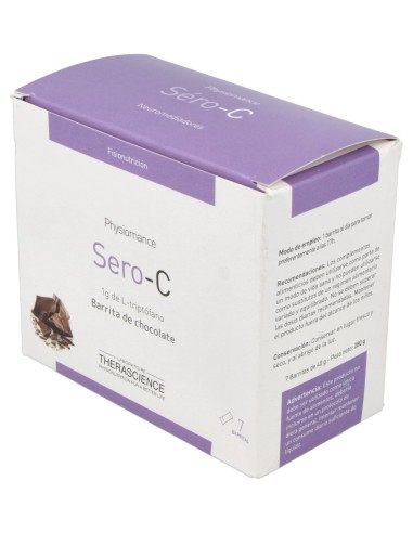 Physiomance Sero-C Barritas Chocolate 7Uds.