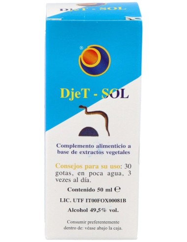 Herboplanet Djet-Sol Gotas 50Ml