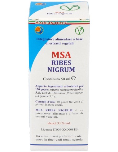 Msa Ribes Nigrum Yemas Grosellero Negro 50Ml.