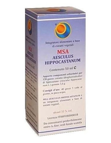 Msa Aesculus Hip. Yemas Castaño De Indias 50Ml.