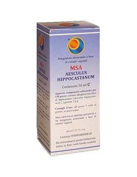 Msa Aesculus Hip. Yemas Castaño De Indias 50Ml.