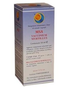 Msa Vaccinium Myrtillus Brotes Arandano 50Ml.