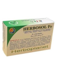 Herboplanet Herbosol Hierro 30Caps