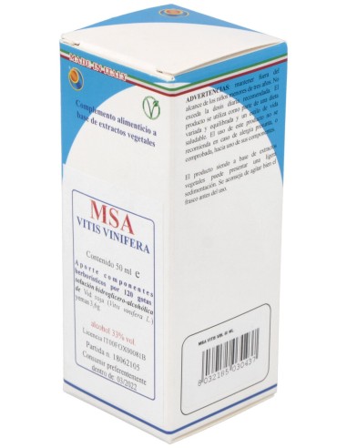 Msa Vitis Vinifera Brotes Jovenes 50Ml.