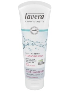 Lavera Basis Sensitiv Cleansing Milk Aloe + Karite Bio 125Ml