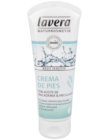 Crema Pies Ac. Macadamia+Arcilla 75Ml. Bio