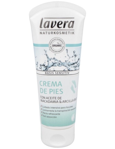 Crema Pies Ac. Macadamia+Arcilla 75Ml. Bio