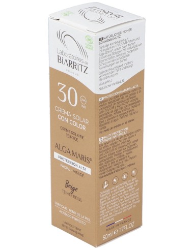 Crema Facial Color Beige Spf30 50Ml.