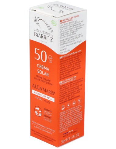 Crema Solar Facial Spf50 50Ml. Bio