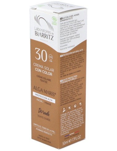 Crema Facial Color Dorado Spf30 50Ml.